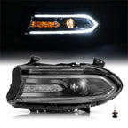 Halogen LED DRL Projector Headlight for Dodge Charger (2015-2022)