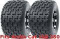Set of 2 WANDA Sport ATV Tires 22x10-10 for Arctic Cat 150 250 (2010–2023)