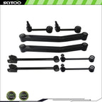 8x Front Control Arm Sway Bar Link for Jeep Wrangler JK (2007–2018)