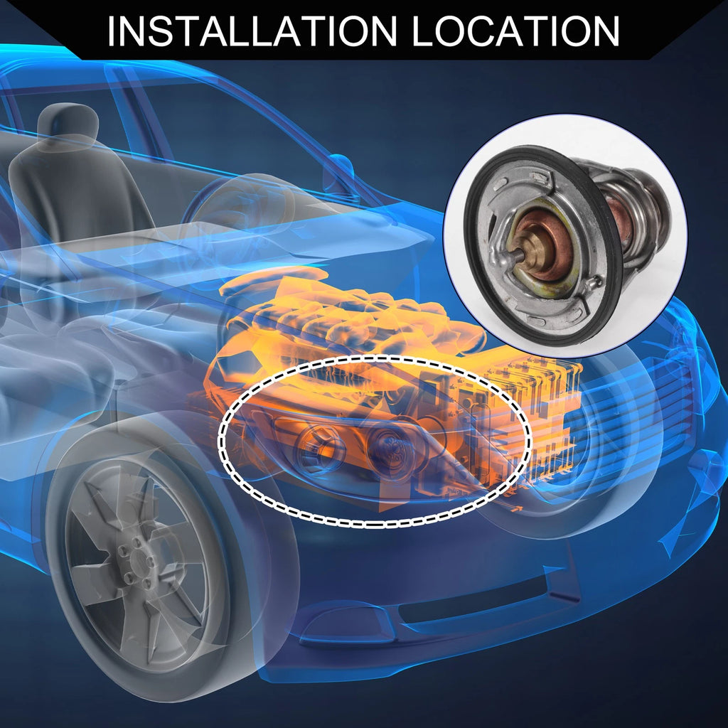 Engine Coolant Thermostat for Toyota Corolla 1.8L (2000–2019) No. 90916-03084