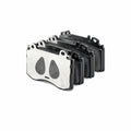 Set of 4 Front Disc Brake Pads for Mercedes-Benz E350, E550 (2006–2017) 0004207704