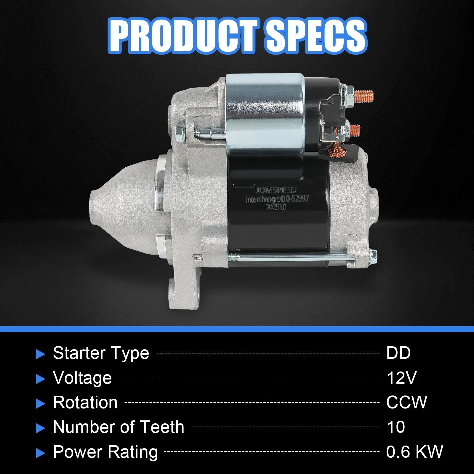 12V Starter for Honda GXV690 (2005-2023)