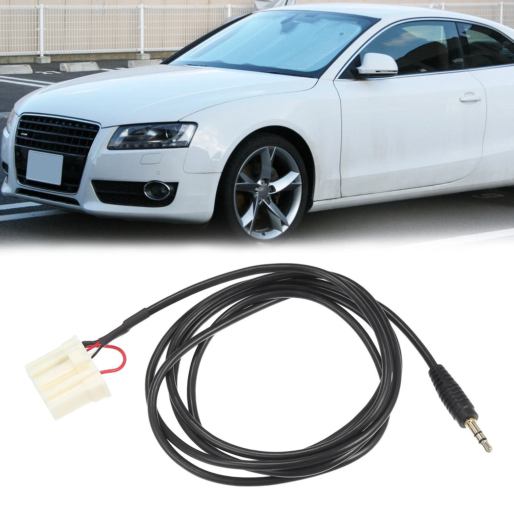 AUX 3.5mm Audio Adapter Cable for Mazda 2 3 5 6 (2006–2013)