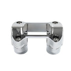 2" Handlebar Riser 1 1/4" Bar Clamp Chrome for Harley Softail
