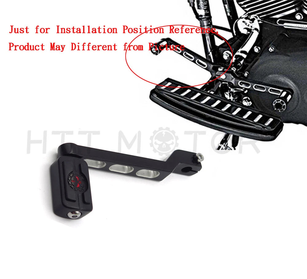 Left Heel Shift Lever Skull Shifter Peg for Harley Touring (2009–2023)