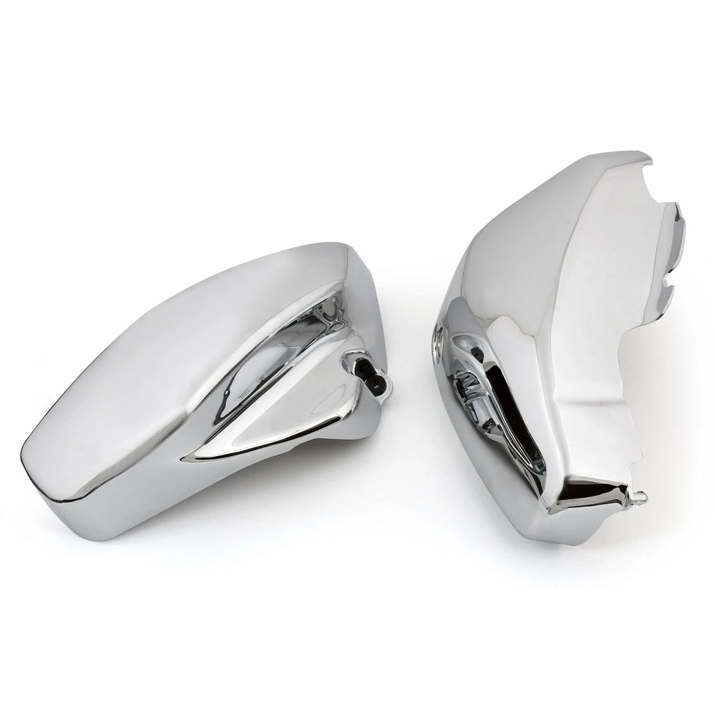 Chrome Battery Side Covers for Suzuki C50 VL800 Volusia (2001–2009) Pair