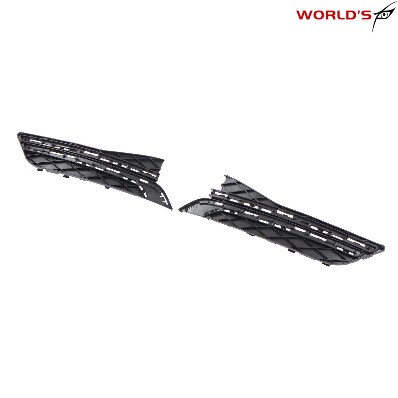 Fog Light Cover Set for Honda Odyssey (2014–2017) Black Front