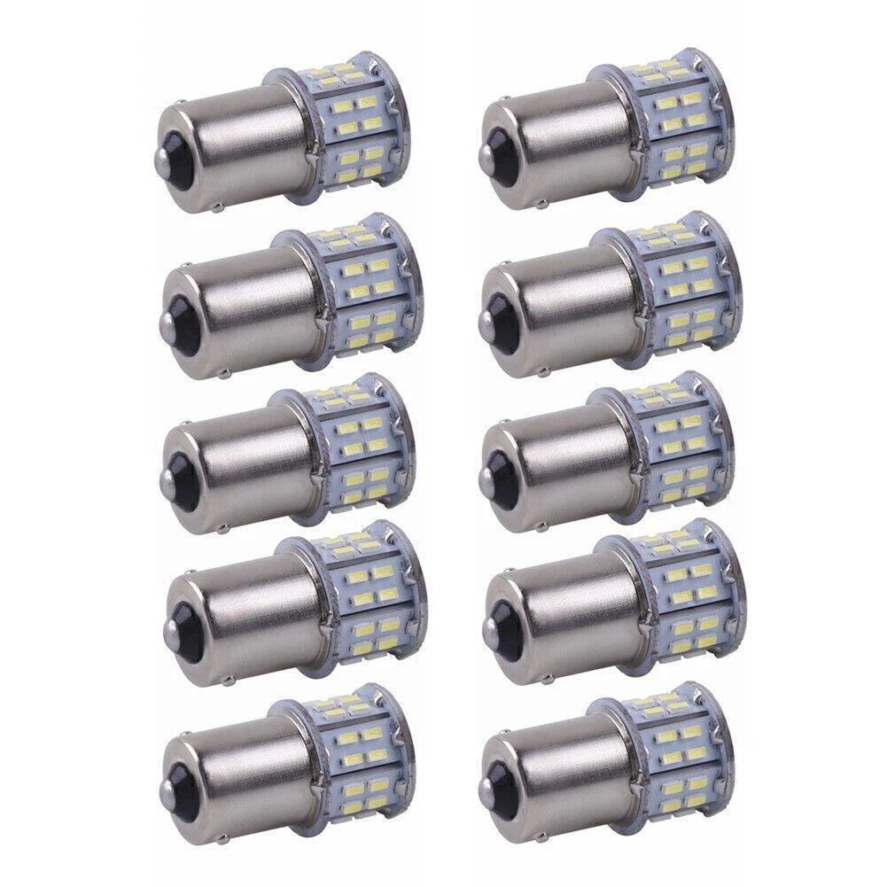 10x 50SMD LED Tail Turn Signal Light for BA15S (1156)