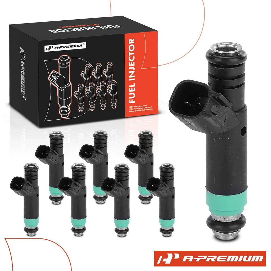 8x Fuel Injector for Jeep Grand Cherokee (2001–2007) Dodge Ram 1500 Dakota