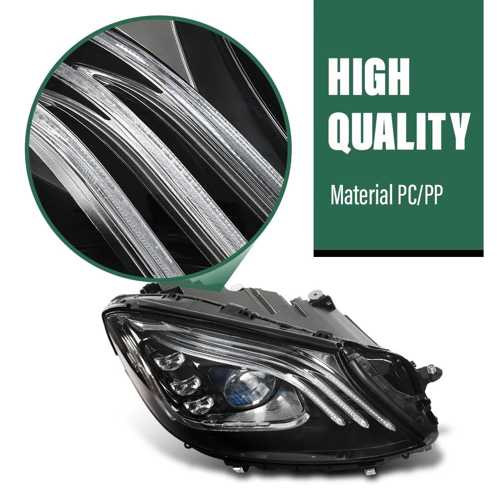 LED Headlights for Mercedes-Benz S-Class W222 (2018–2021)