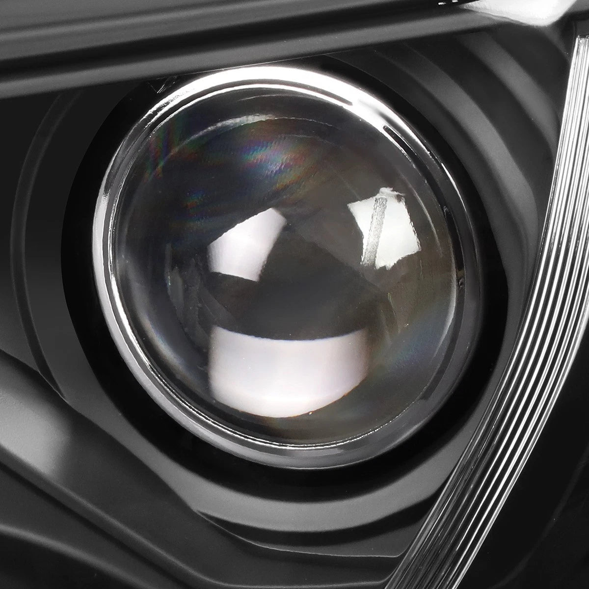 Black Amber Signal Projector Headlight for Toyota 4Runner (2014–2020)