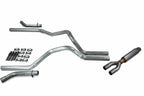 2.5" Dual Exhaust Kit for Ford F150 (2021–2025) with Glasspack Corner Exit
