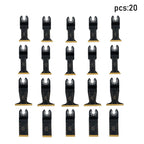 20 PCS Titanium Metal Cutting Blades for Universal Multitool