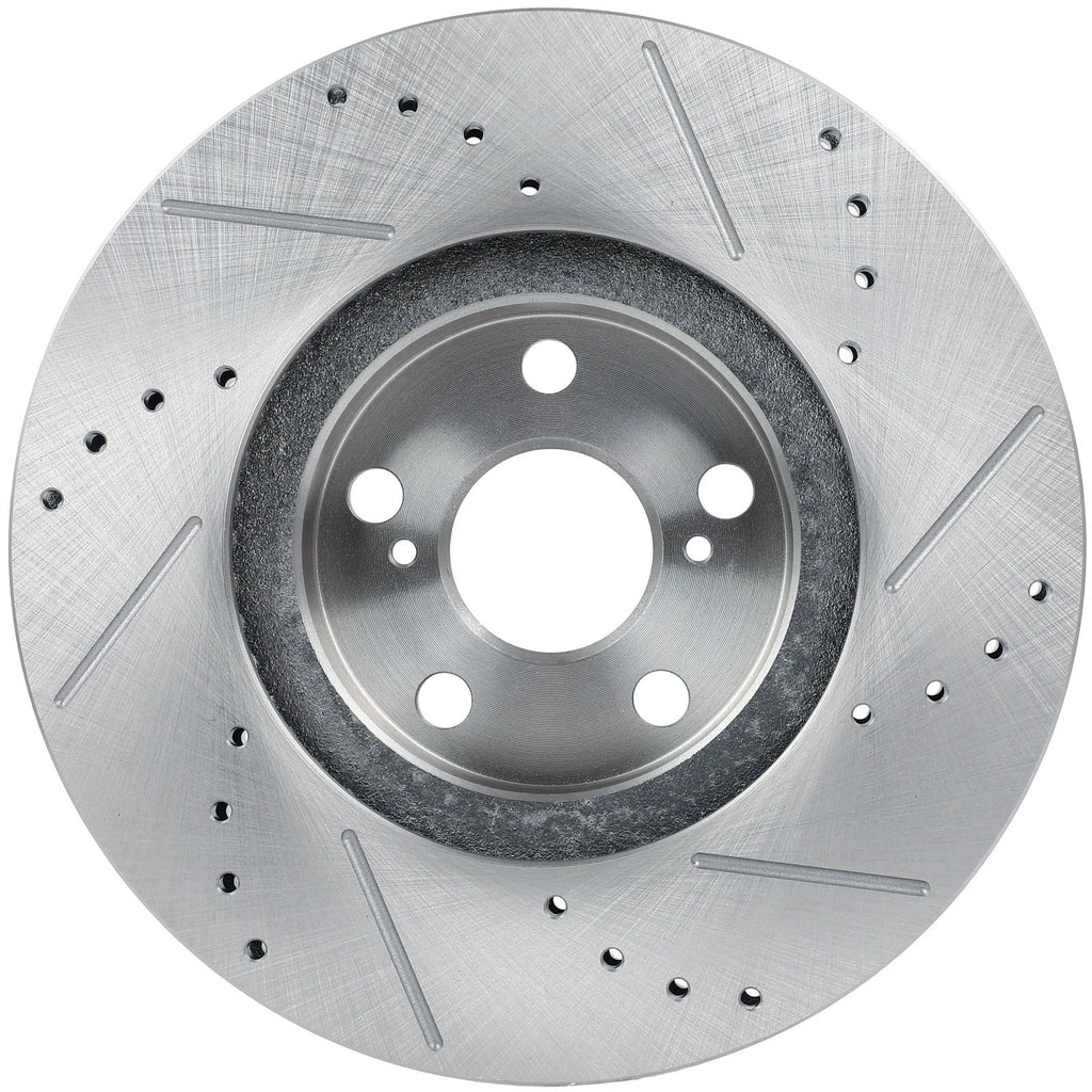 Front Drilled Slotted Brake Rotors for Toyota Corolla (2003–2008)