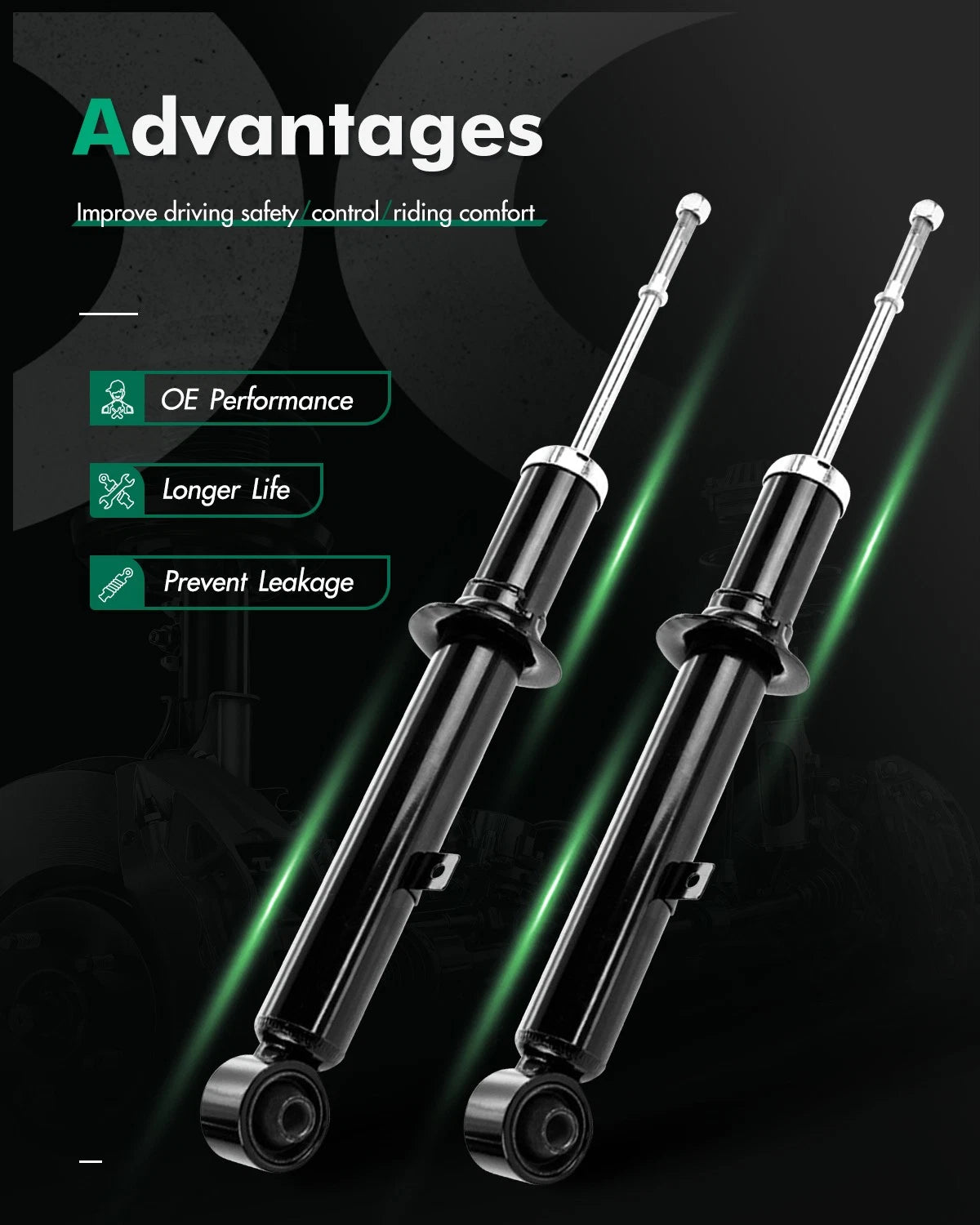 Front Shocks Struts for Lexus GS300 GS400 GS430 (1998–2005)