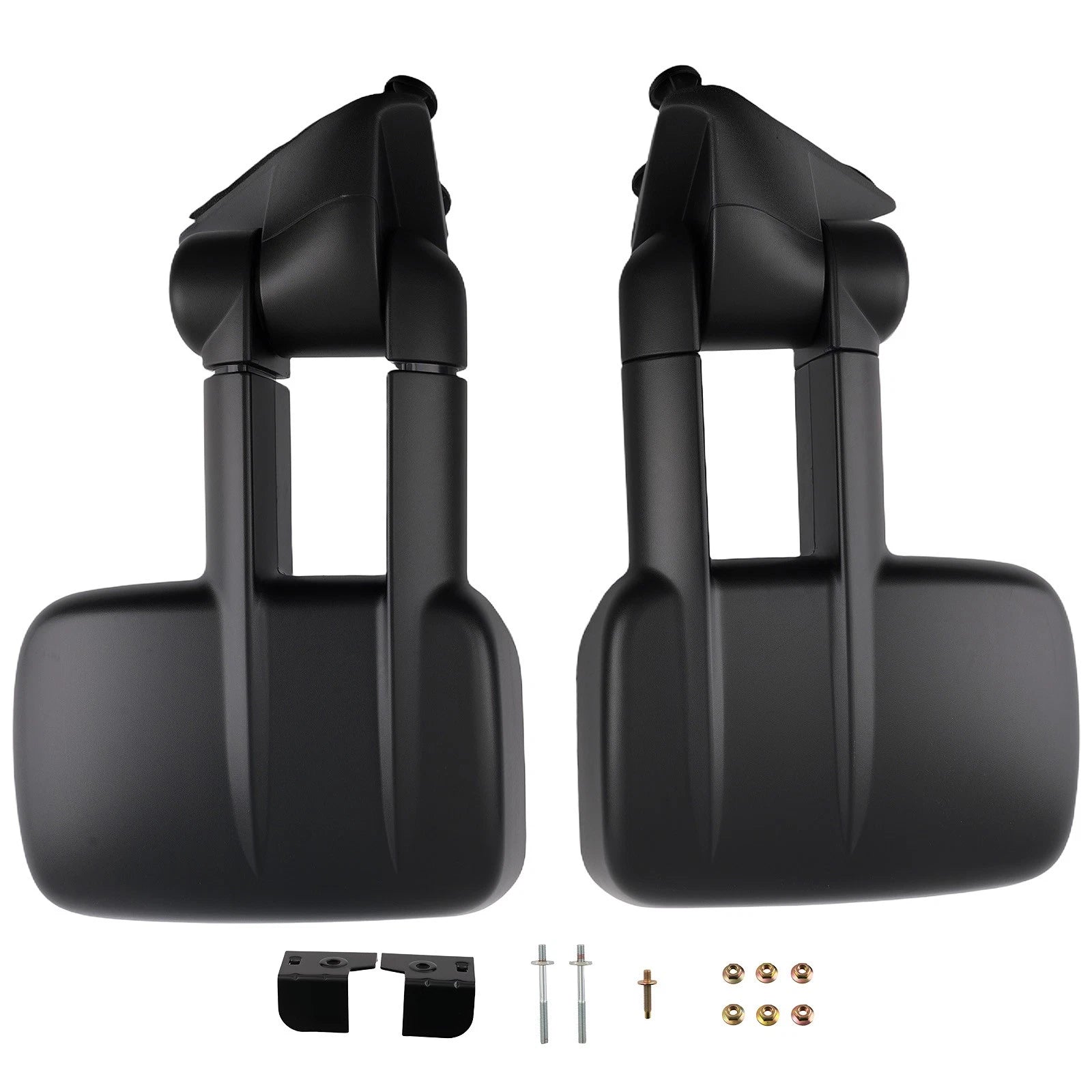 Front Manual Towing Mirrors for GMC C1500 C2500 C3500 (1988–2001) GM24L GM24R