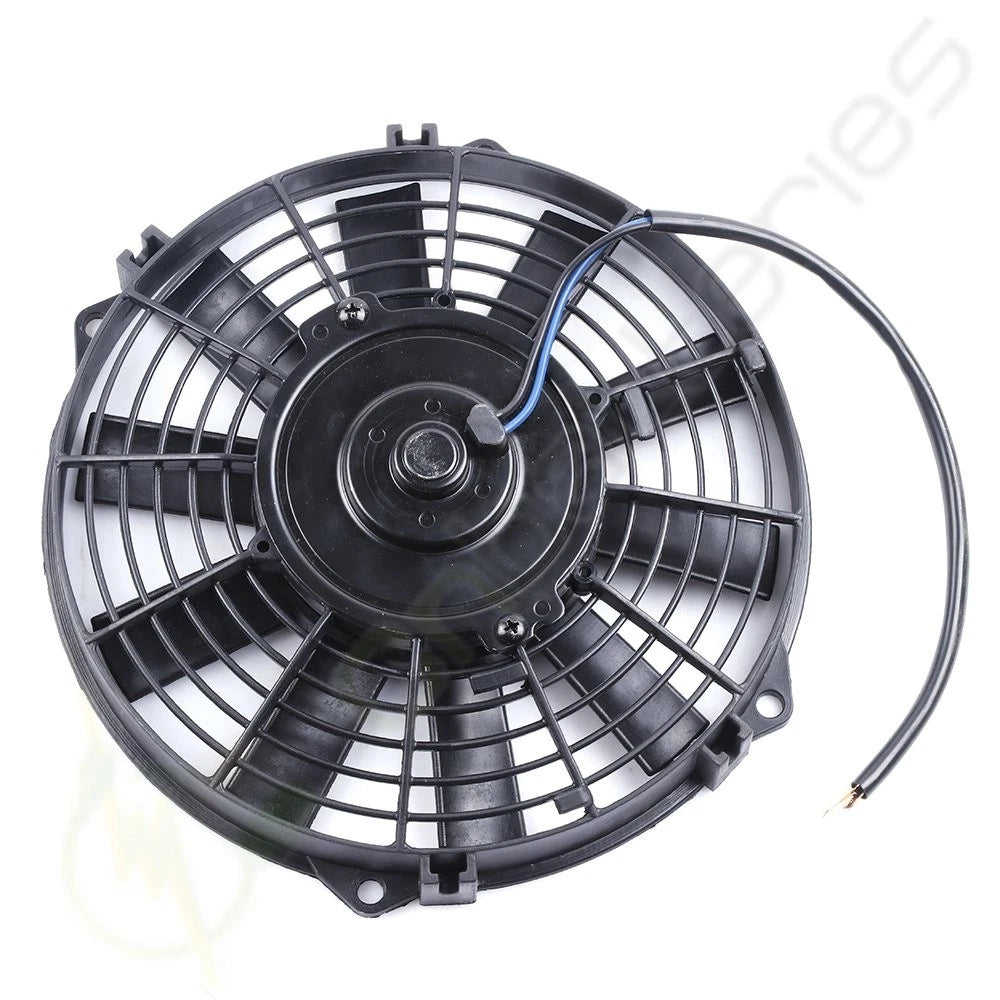 2X 9" Radiator Condenser Cooling Fan for Acura Mazda Dodge Ford (Universal)