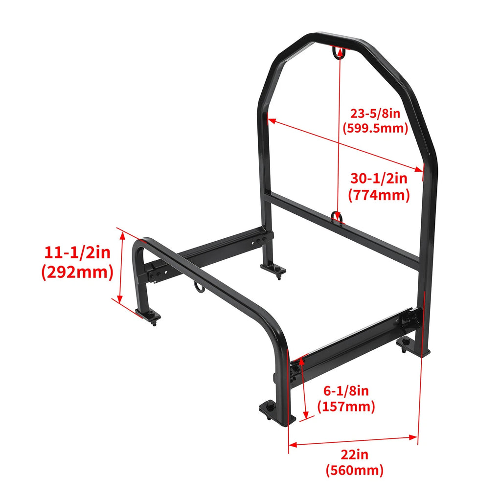 Adjustable Spare Tire Carrier Rack for Volvo Trucks