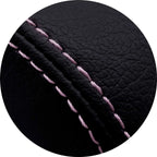 Leather Console Lid Armrest Cover for Ford Fusion (2010–2012) Pink Stitch