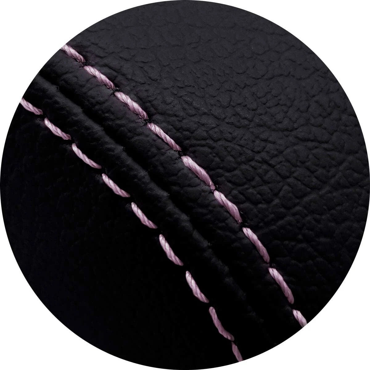 Leather Console Lid Armrest Cover for Ford Fusion (2010–2012) Pink Stitch