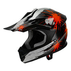 Youth Full Face Helmet Set for Dirt Bike ATV Motocross (DOT Approved)