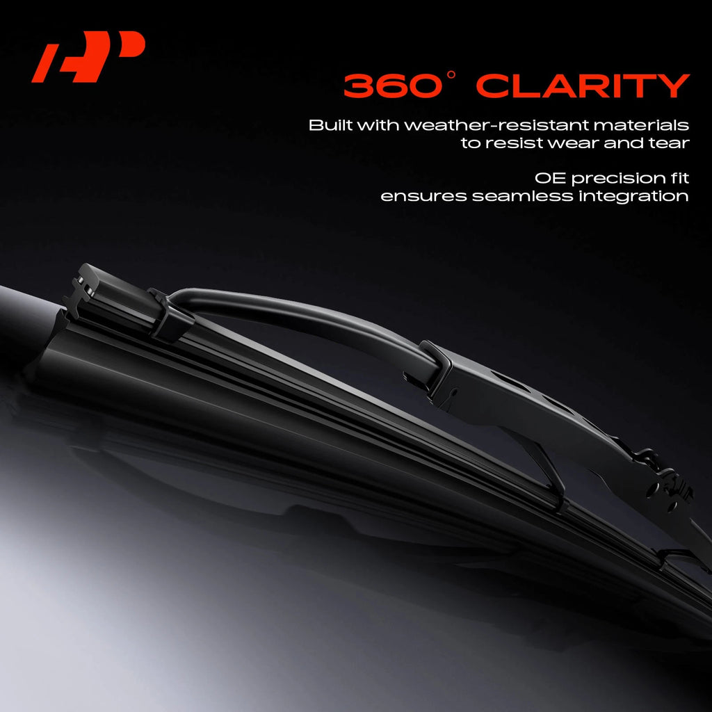 Set of 3 Windshield Wiper Blades for Dodge Journey (2009–2020)