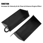 2X Hood Dynamic Cold Air Intake Scoop for BMW E90/91/92 (2007–2013)