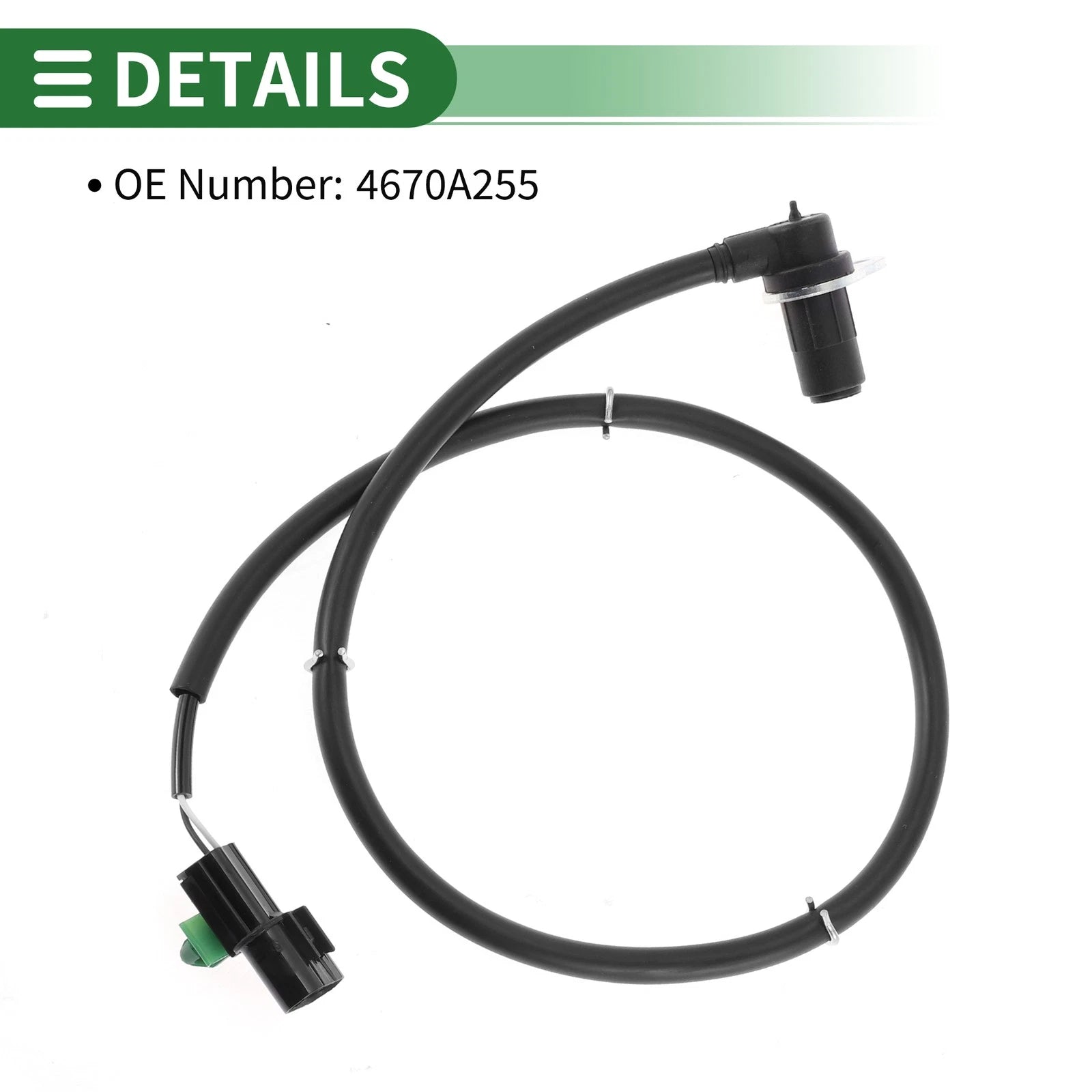 ABS Wheel Speed Sensor No. 4670A255 for Mitsubishi Montero IV (2006–2016)
