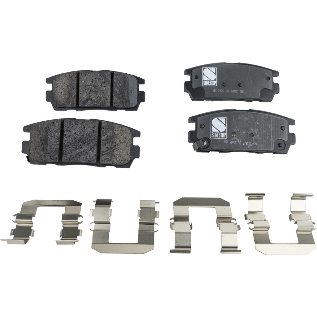 Set of 4 Brake Pads for Chevy GMC Terrain Chevrolet Equinox