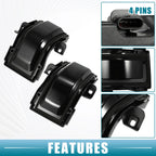 Pair Side Mirror Turn Signal Light FL3Z13B374CA for Ford 
