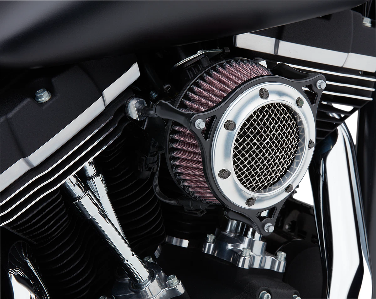Cobra RPT Air Intake Kit for Softail (2005) - Chrome/Black 606-0104-05CB