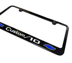 License Plate Frame Engraved Chevrolet Blue Bowtie Licensed for Chevy (2010–2025)
