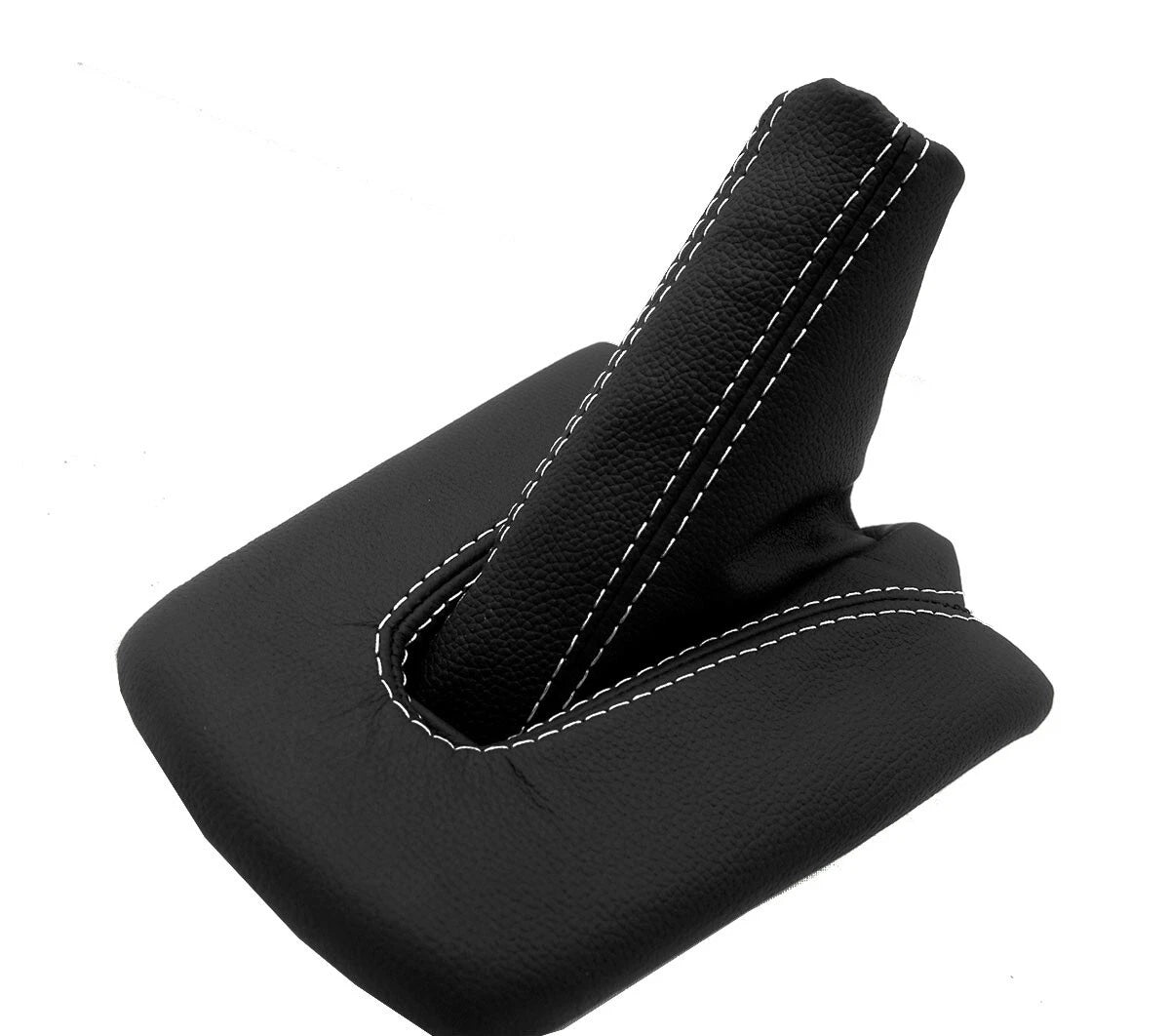 E Brake Boot Cover Leather for BMW M3 Z4 (2003–2008) White Stitch