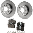 Brake Disc Rotors and Pads Kit for VW Golf Jetta (2005)