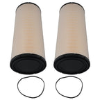 2x Air Filters for Freightliner Argosy FL80 Detroit Series 60 (1983–2007)