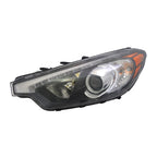 Replacement Driver Side Halogen Headlight Assembly w/LED Position Lamp
