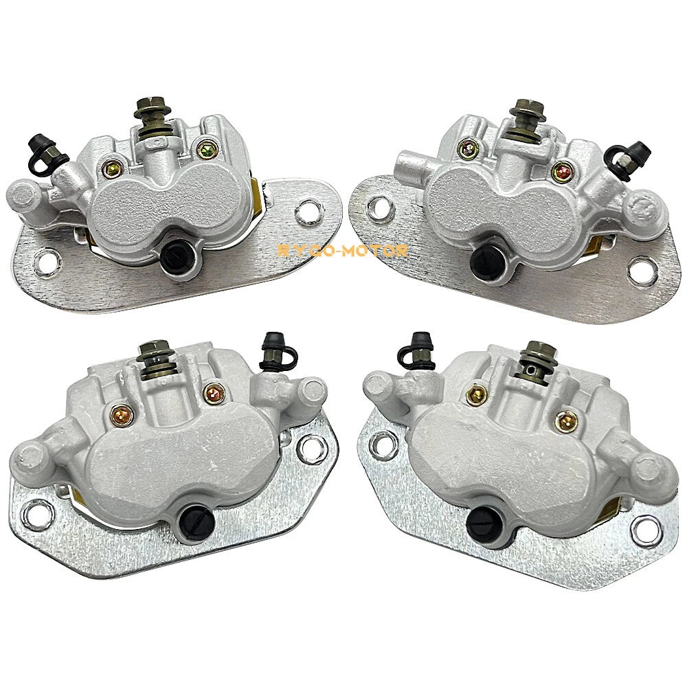 Front & Rear Brake Caliper W/Pads for Yamaha Wolverine X2 X4 700 850 (2016–2022)