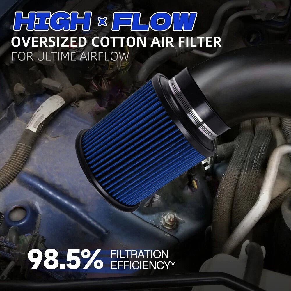 4" High Flow Inlet Round Dry Air Filter for