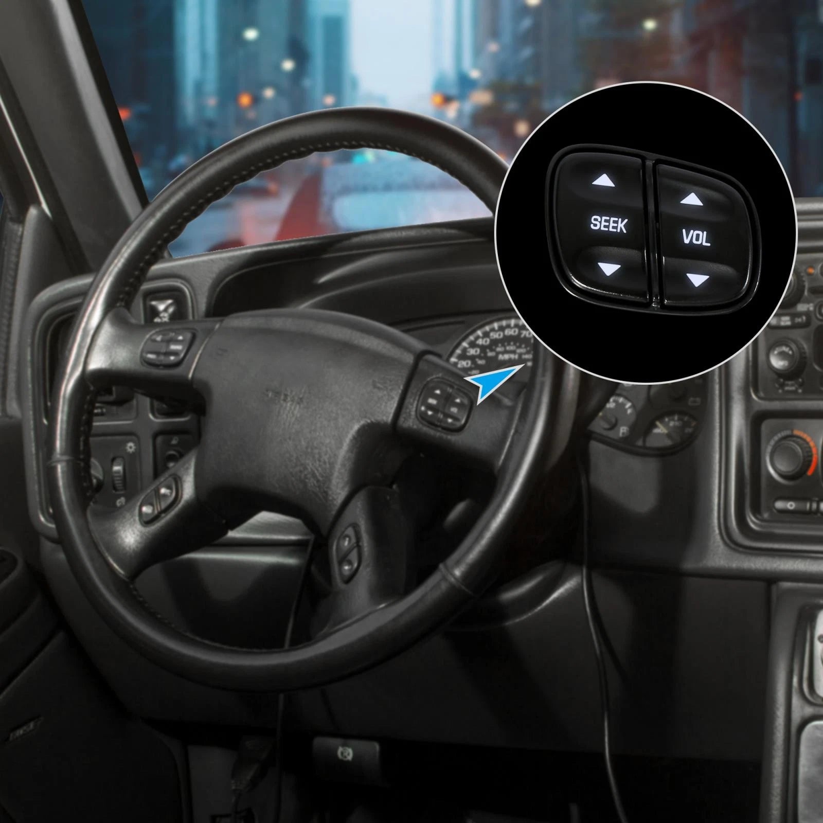 Steering Wheel Switch Control Button for Chevy Tahoe (1999–2006) 1999443