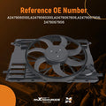 Radiator Cooling Fan for Mercedes-Benz A220 4Matic Sedan (2019–2022)