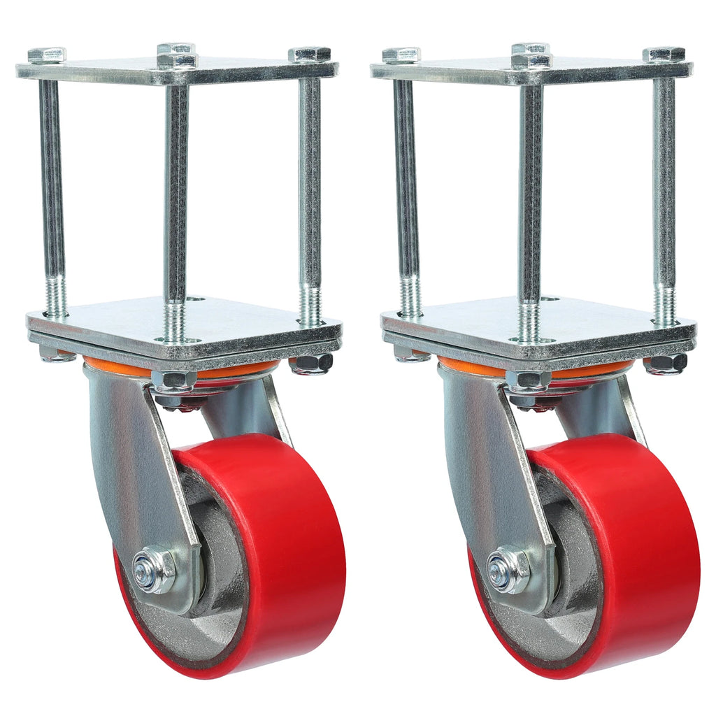 Hitch Mount Skid Wheel for RV Trailer 5th Wheel (2.5" or 3" Receivers)