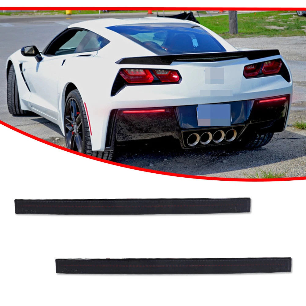 2X Rear Bumper LED Tail Light Reflector for Corvette C7 (2014–2019)