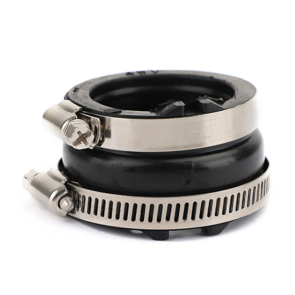 Carburetor Intake Boot Joint W/Clamps for Yamaha Grizzly Rhino (2005–2009) 5Km-13596-00 T9