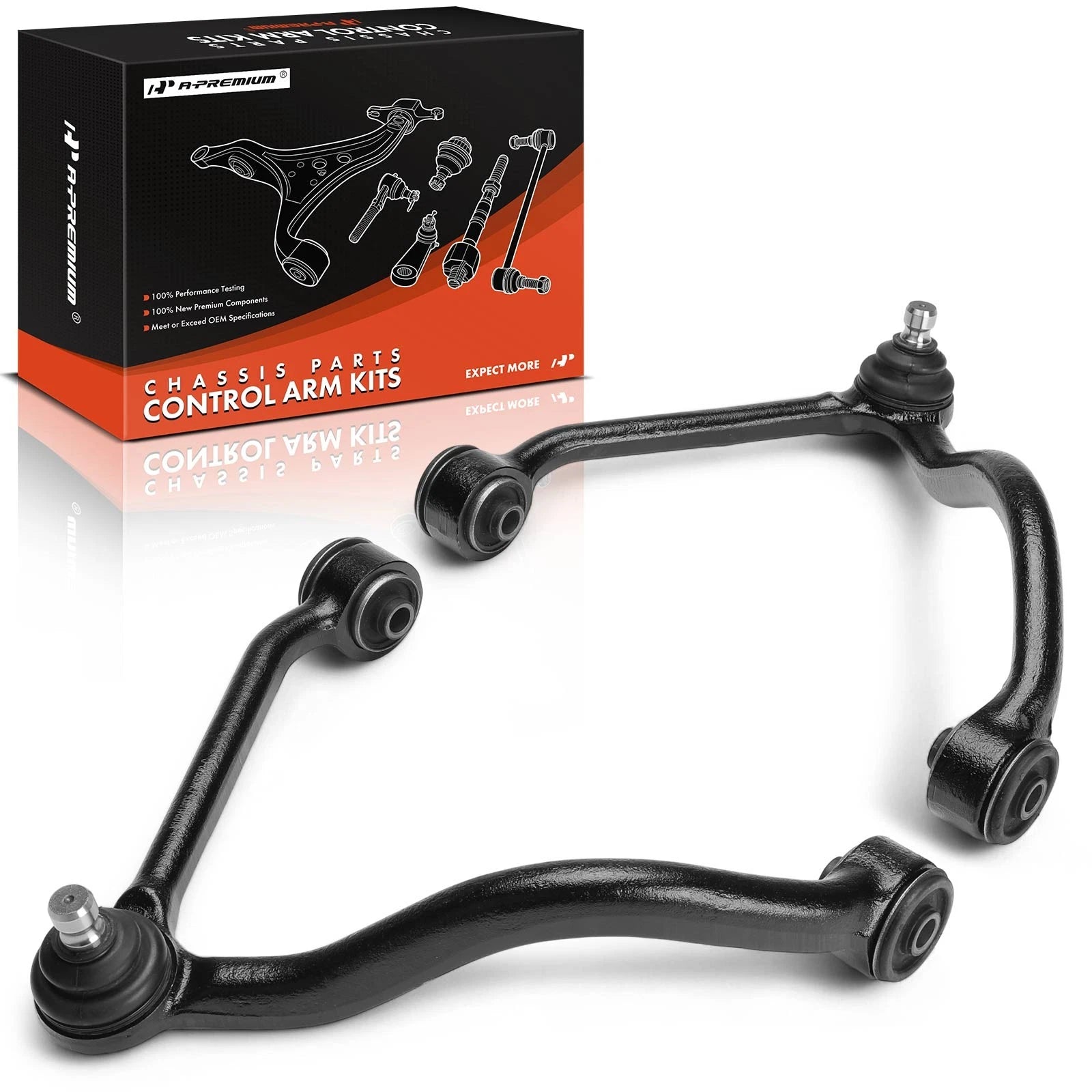 2X Front Upper Control Arm with Ball Joint for Kia Sorento (2003–2006)