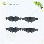 Set of 4 Metallic Rear Brake Pads for BMW 328i 2007–2013, 23i 2006–2011