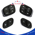 Set of 4 Steering Wheel Radio Volume Control Switches for GM Trucks
