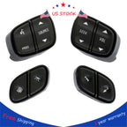 Set of 4 Steering Wheel Radio Volume Control Switches for GM Trucks