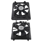 Pair Radiator Cooling Fan Assembly for Honda CR-V 2.4L (2010–2016) 19020RSAG01