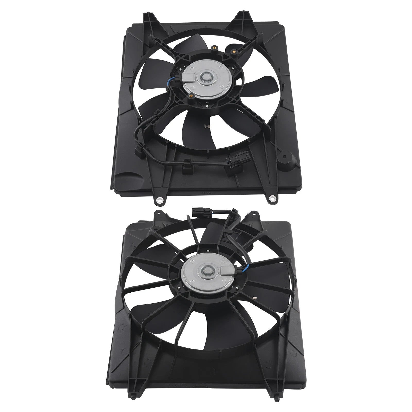 Pair Radiator Cooling Fan Assembly for Honda CR-V 2.4L (2010–2016) 19020RSAG01