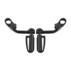 1 1/4'' Long Angled Highway Bar Male Mount & Footpeg Pegs for Harley Touring
